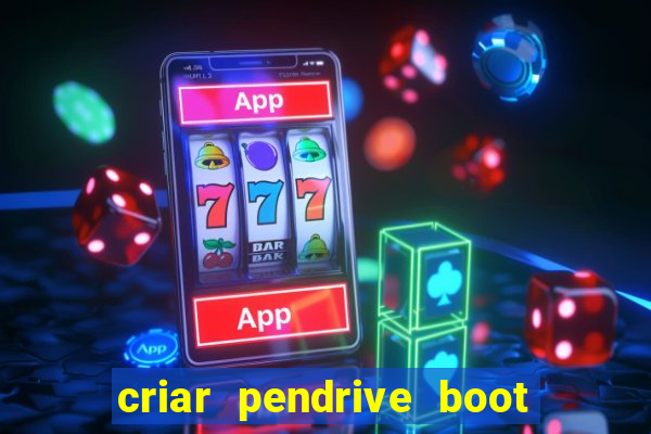 criar pendrive boot windows 10